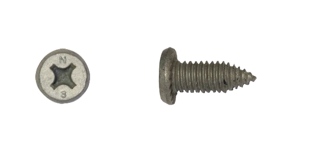 needle point framing screw showing the front and side view